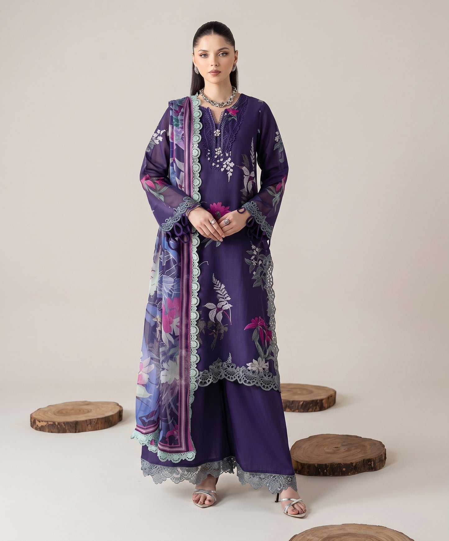 Zyrah By Naqsh Digital Printed Filament Viscose 3PC