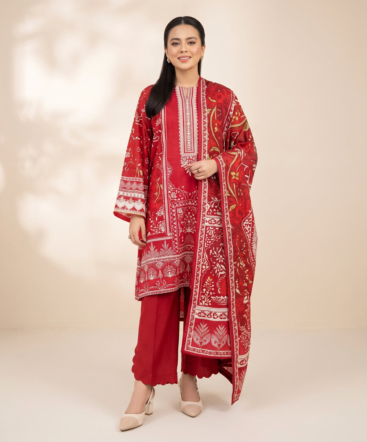 Nishat Digital Printed Linen 3PC