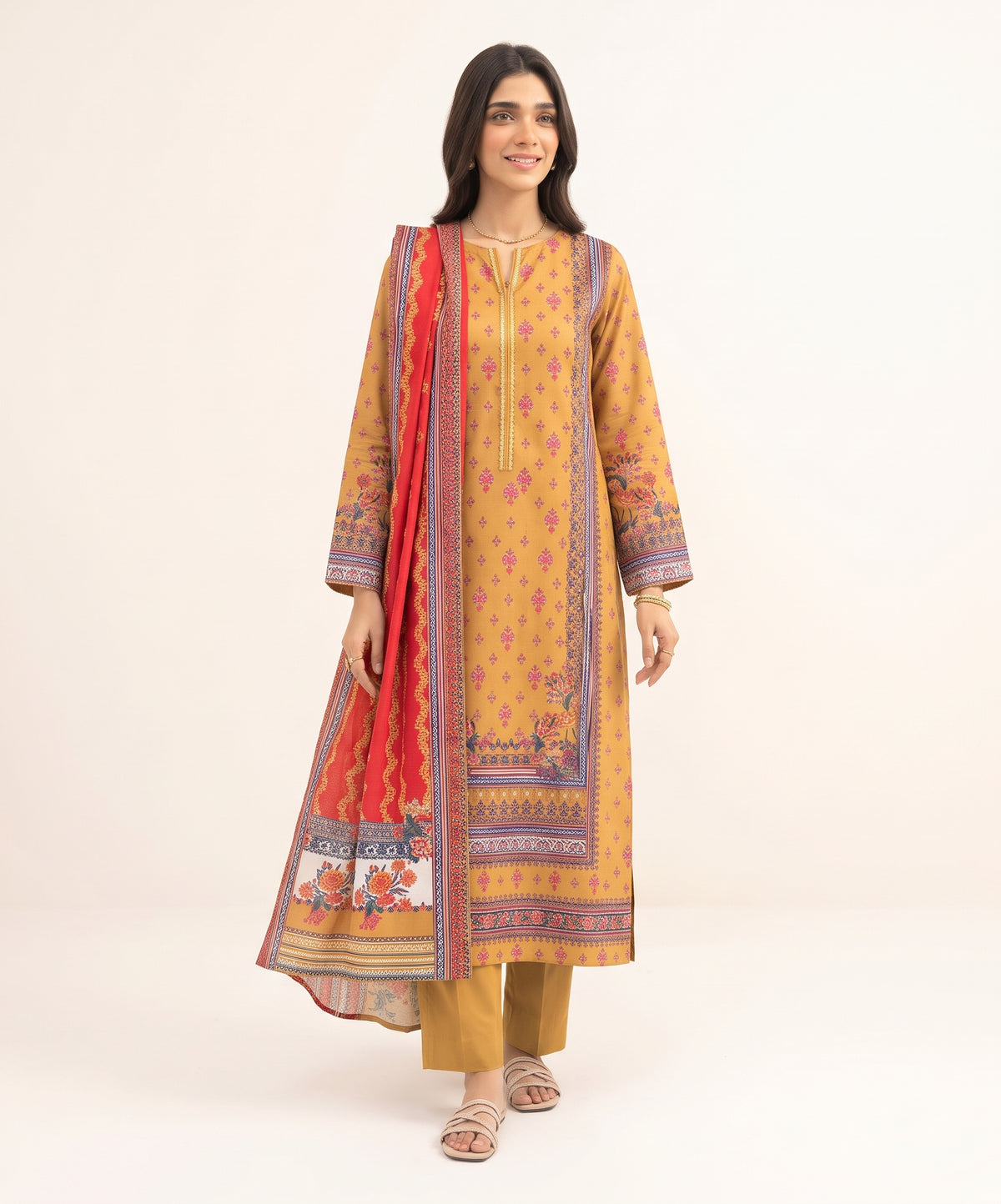 Sapphire Digital Printed Khaddar 3PC