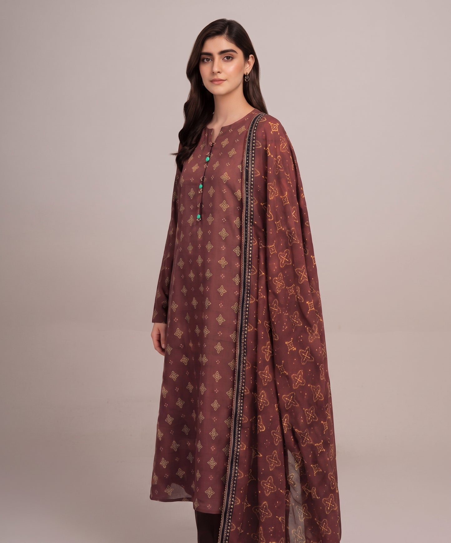 Kayseria Digital Printed Lawn 3PC