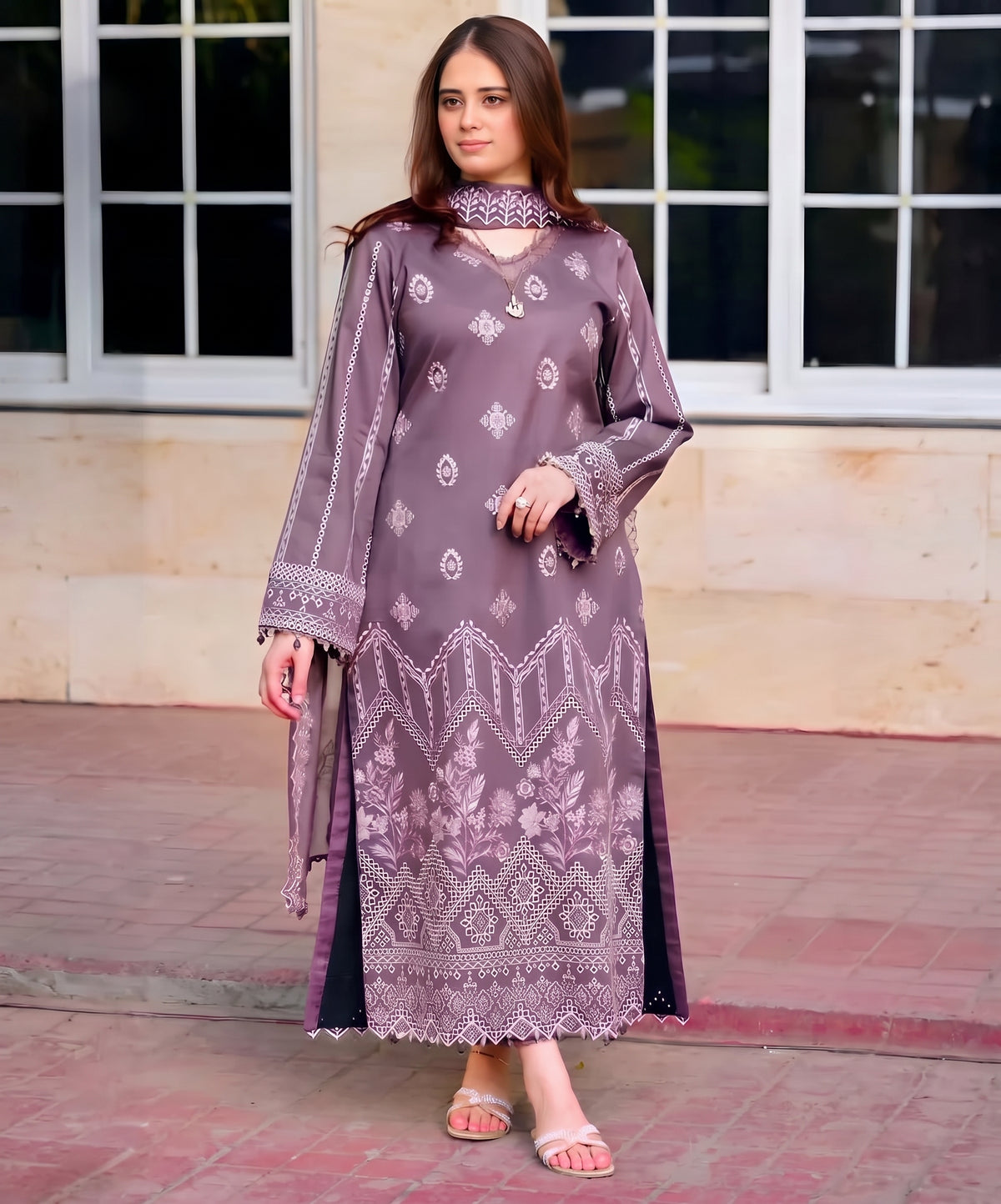 Bareeze Emb Dhanak 3PC