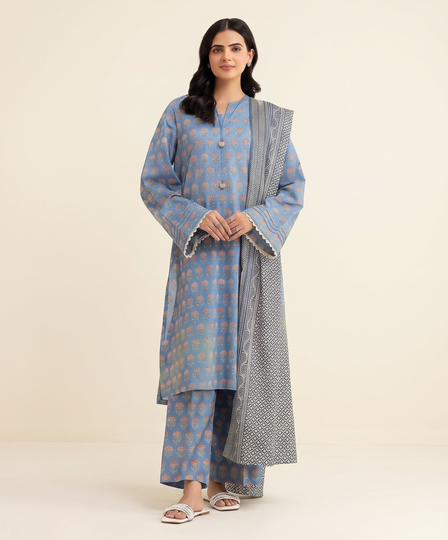 Kayseria Digital Printed Lawn 3PC