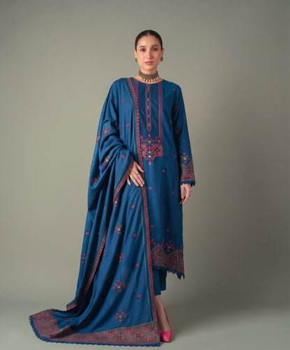 Bareeze Embroidered Dhanak 3PC