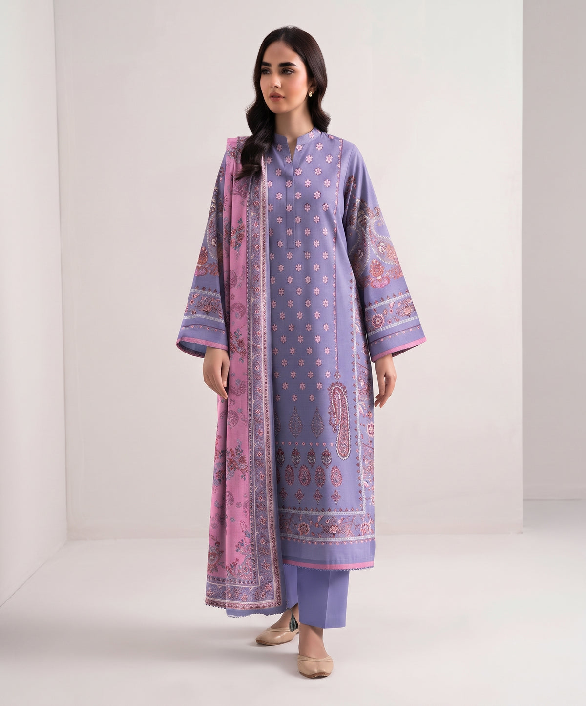 Sapphire Digital Printed Khaddar 3PC