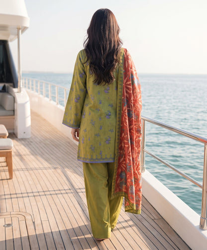 Zesh Platinum Digital Printed Viscose 3PC