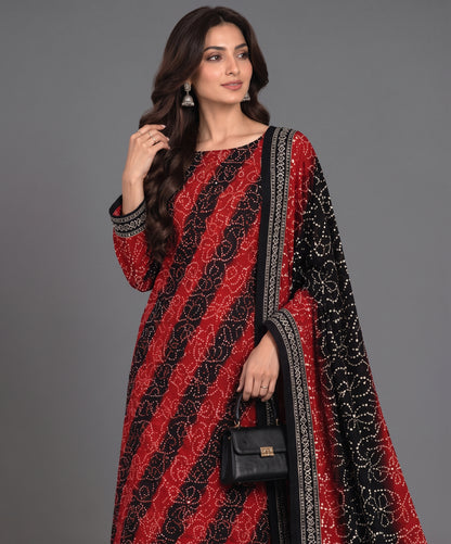Bareeze Digital Printed Khaddar 3PC