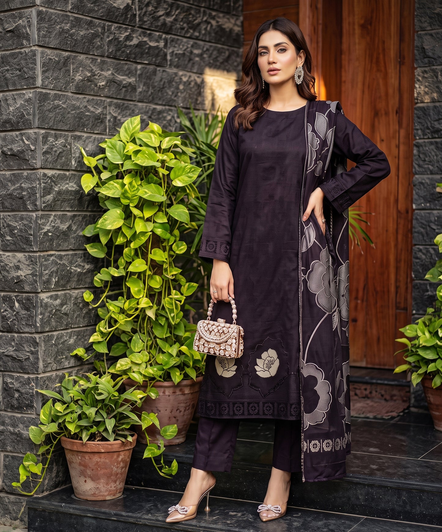 Cross Stitch Premium Printed Viscose 3PC