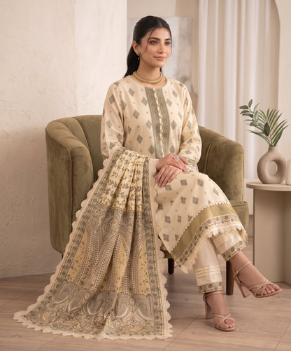 Mausummery Digital Printed Linen 3PC