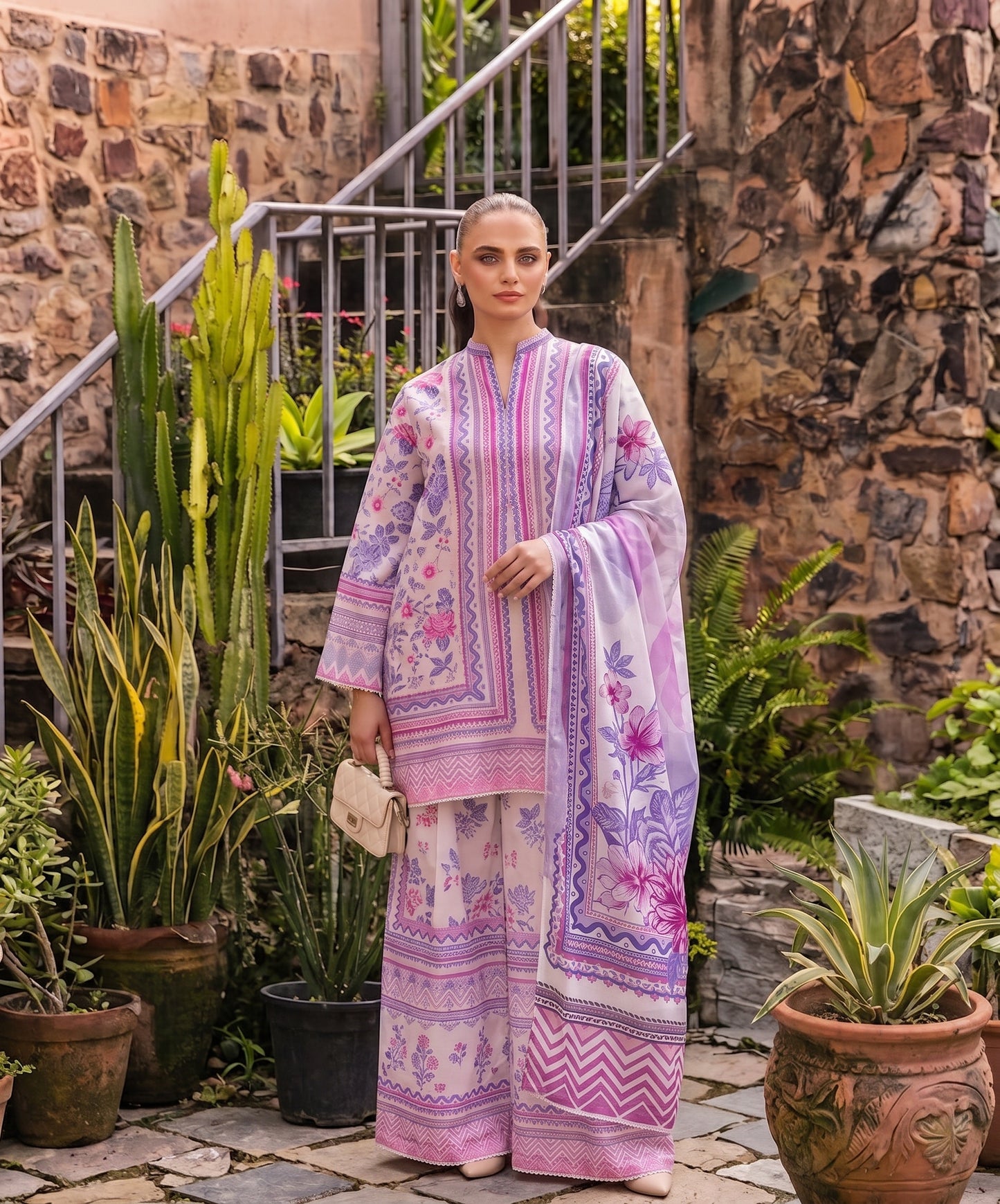 Elaf Premium Digital Printed Lawn 3PC