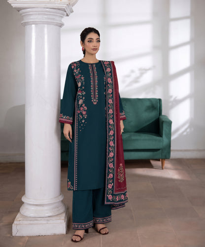 Aenna By Shanaya Digital Printed Corduroy Khaddar 3PC