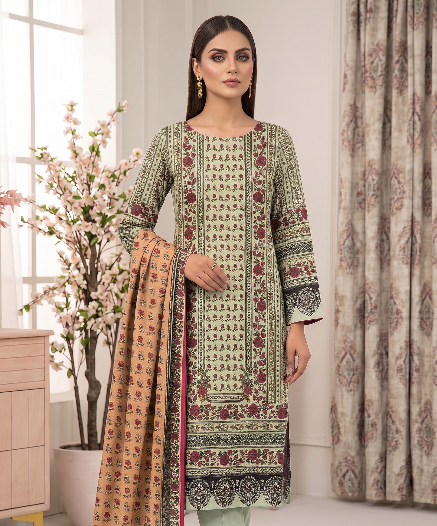 Jofa Digital Fancy Printed Lawn 3PC