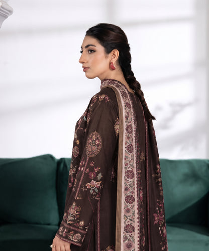 Aenna By Shanaya Digital Printed Corduroy Khaddar 3PC