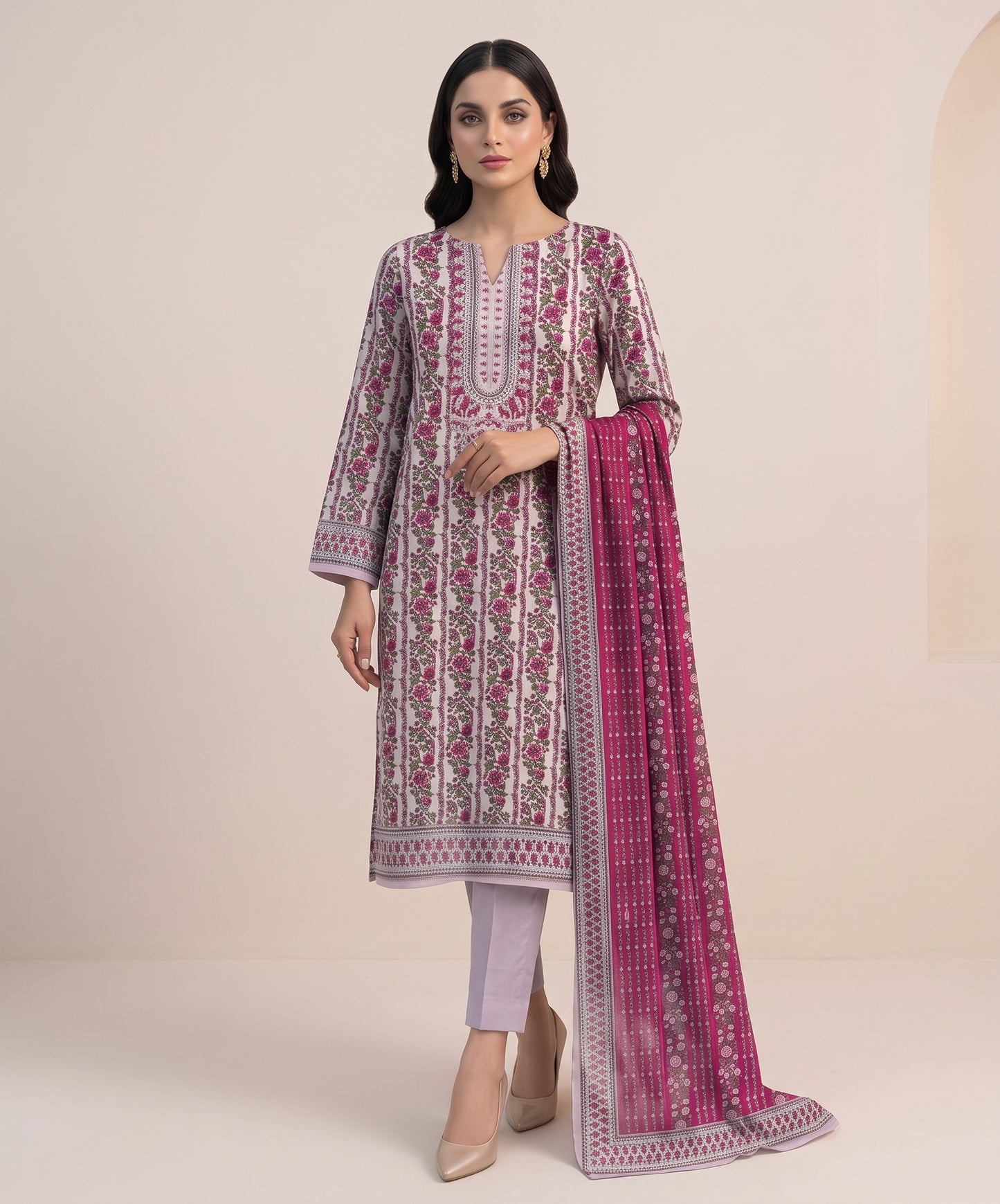 Jofa Digital Fancy Printed Lawn 3PC