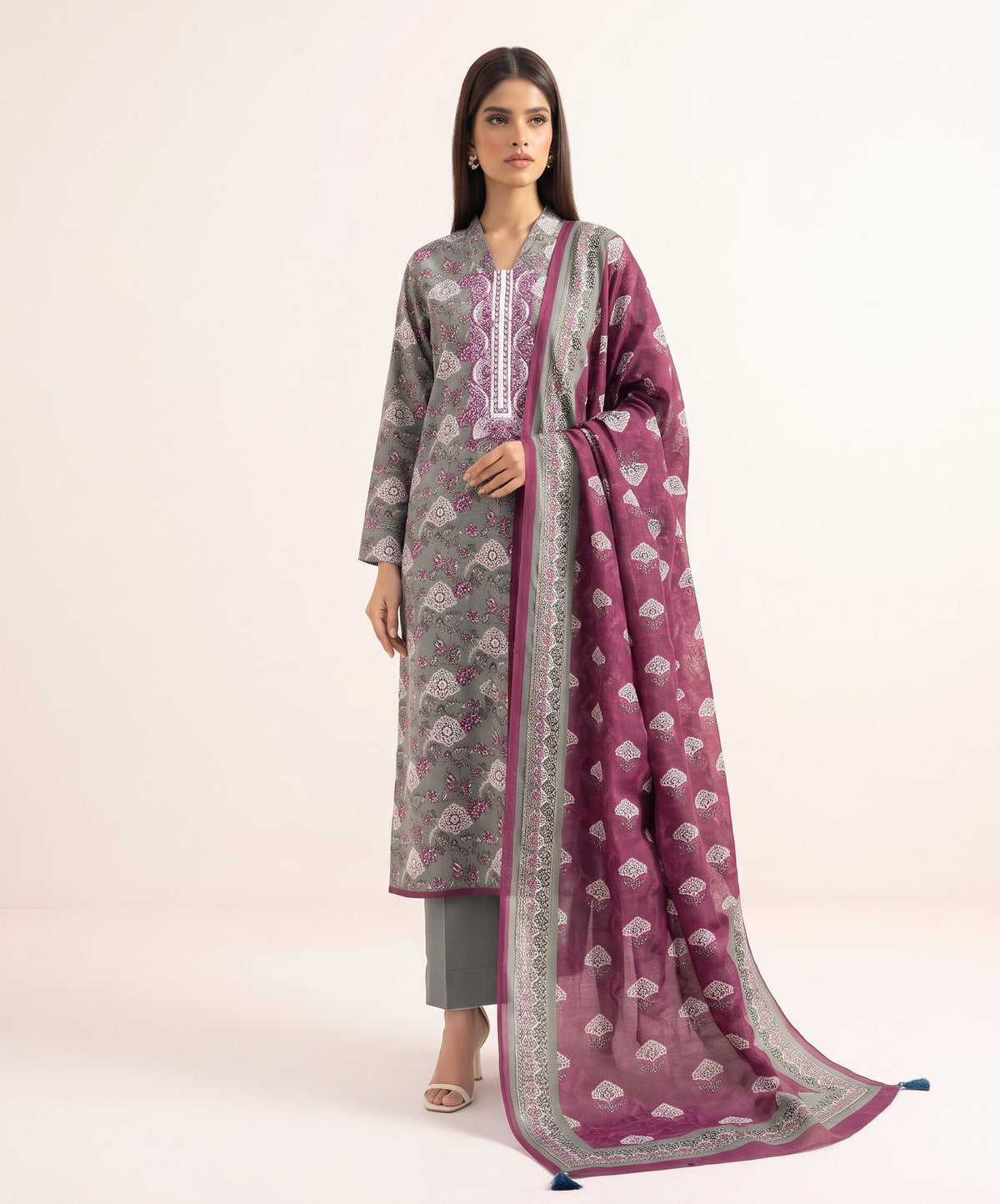 Sapphire Digital Printed Khaddar 3PC