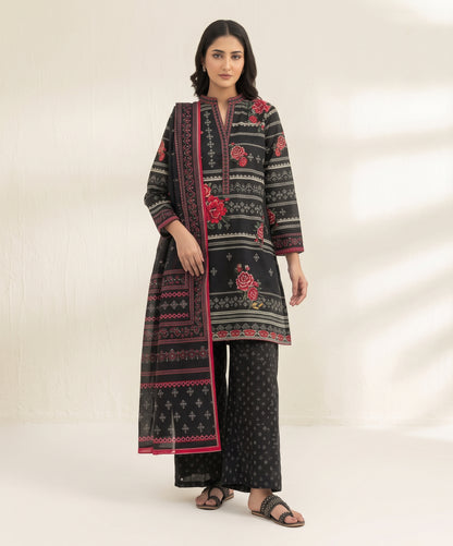 Zellbury Digital Printed Fancy Linen 3PC