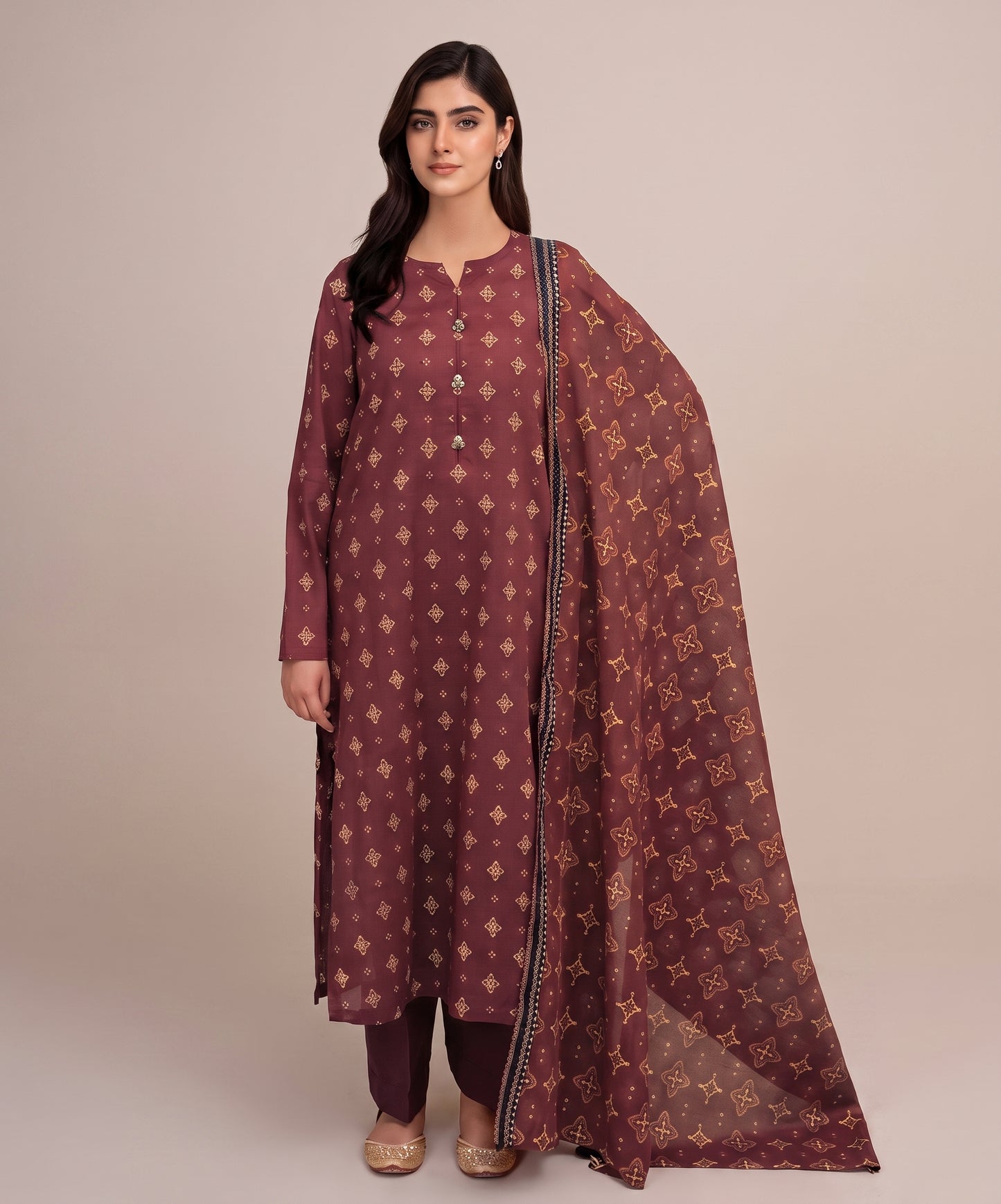 Kayseria Digital Printed Lawn 3PC