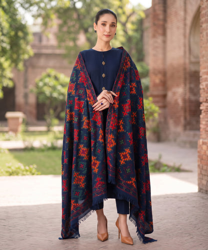 Bareeze Embroidered Dhanak 3PC