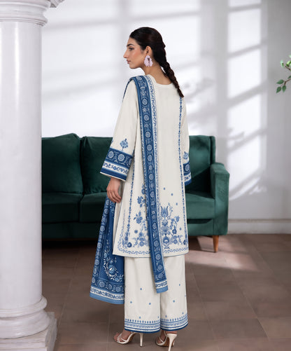 Aenna By Shanaya Digital Printed Corduroy Khaddar 3PC