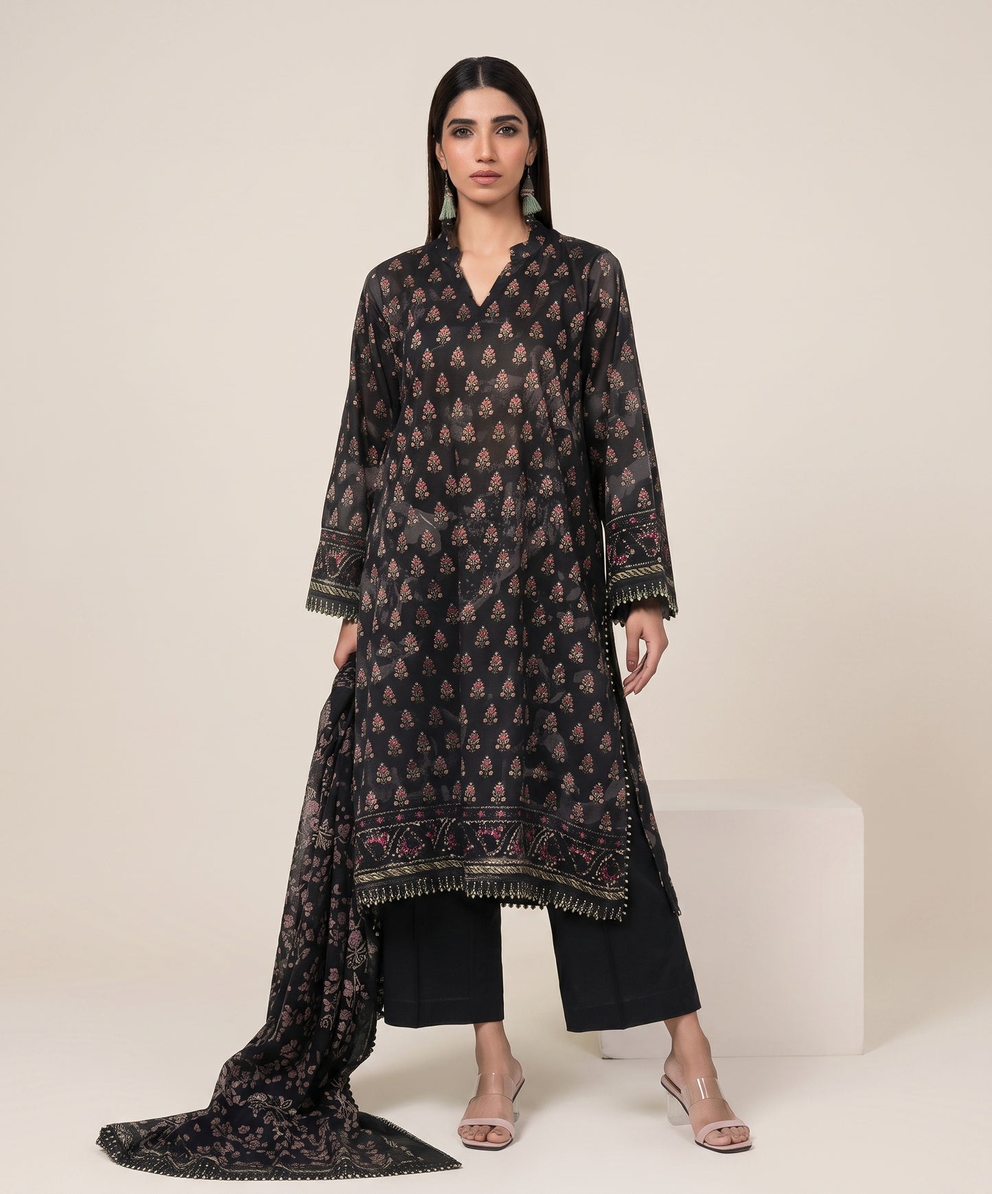 Khaadi Digital Printed Lawn 3PC