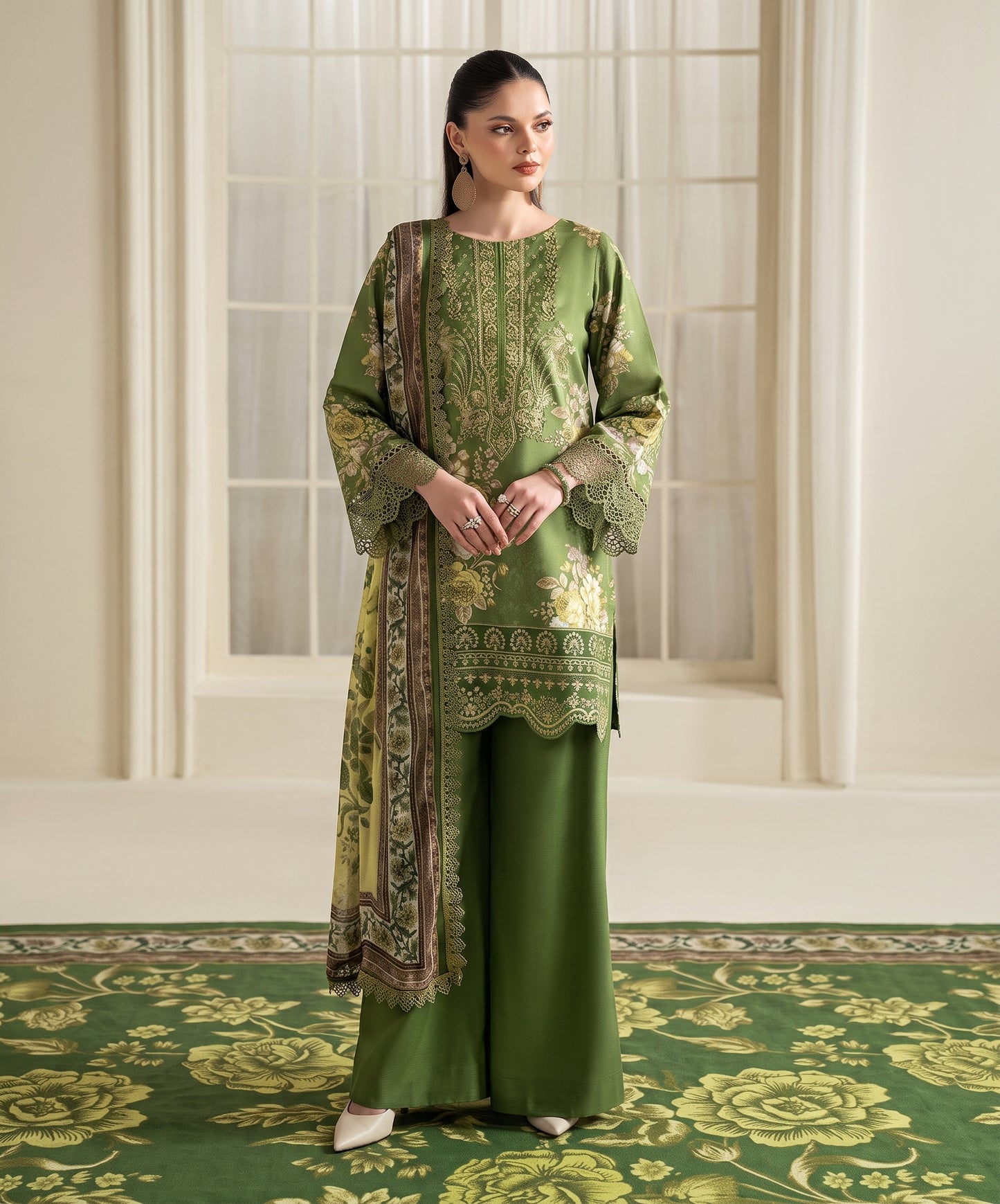 Zyrah By Naqsh Digital Printed Filament Viscose 3PC
