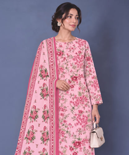Bareeze Digital Printed Khaddar 3PC