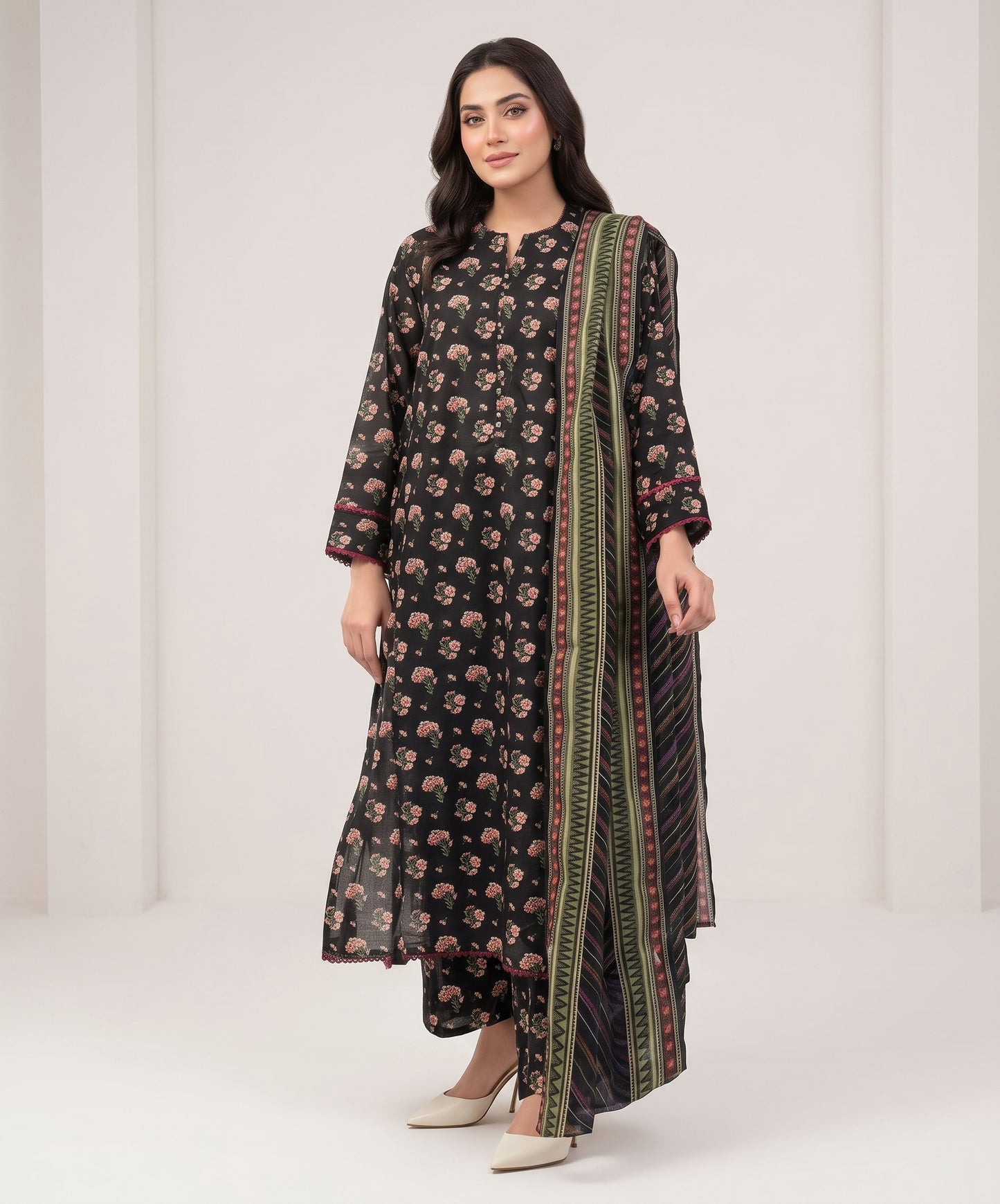 Saya Digital Printed Lawn 3PC