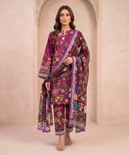Elaf Premium Digital Printed Lawn 3PC