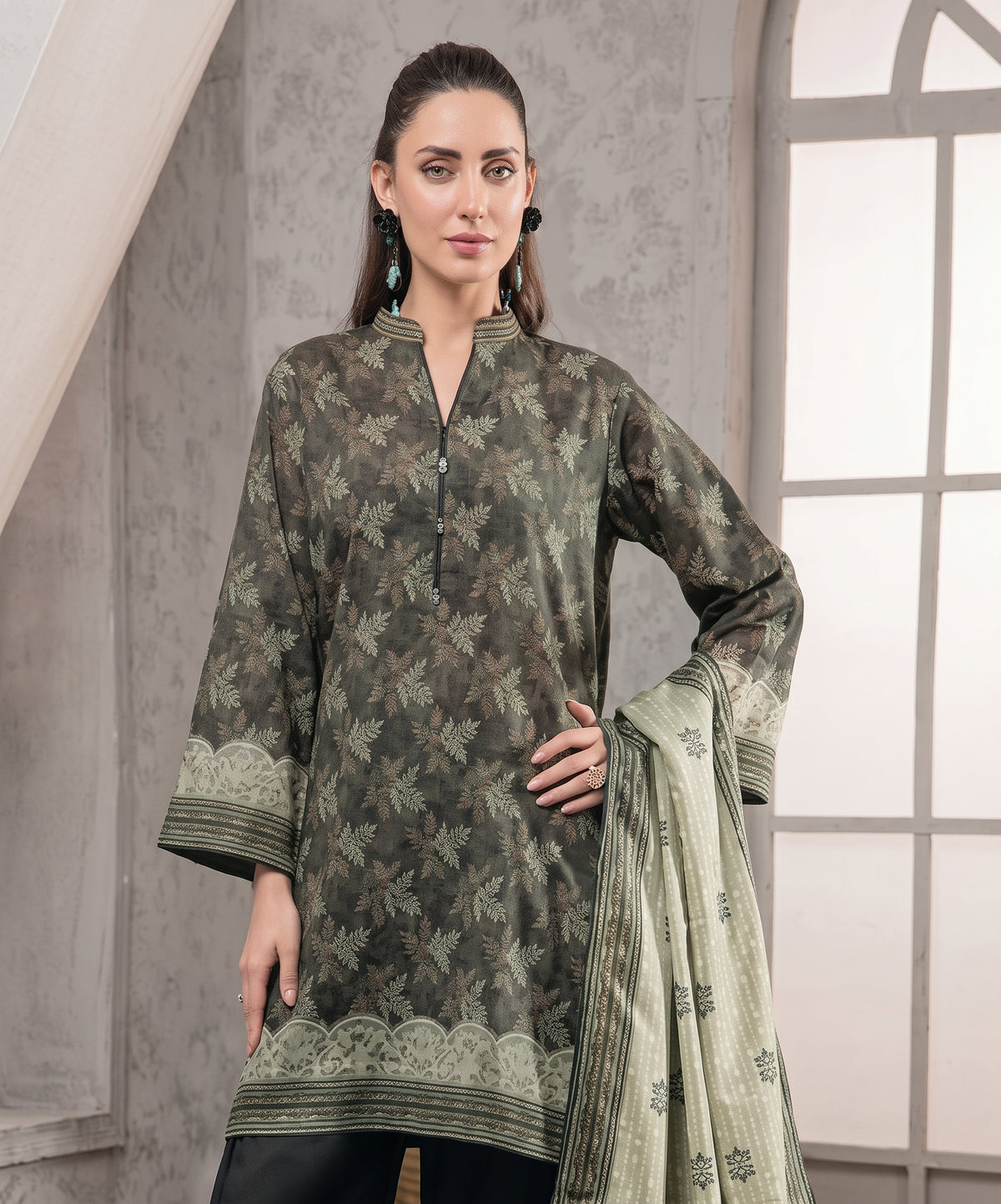 Gul Ahmed Digital Printed Lawn 3PC