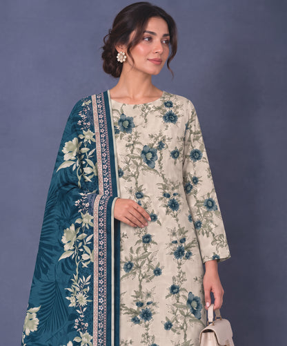 Bareeze Digital Printed Khaddar 3PC