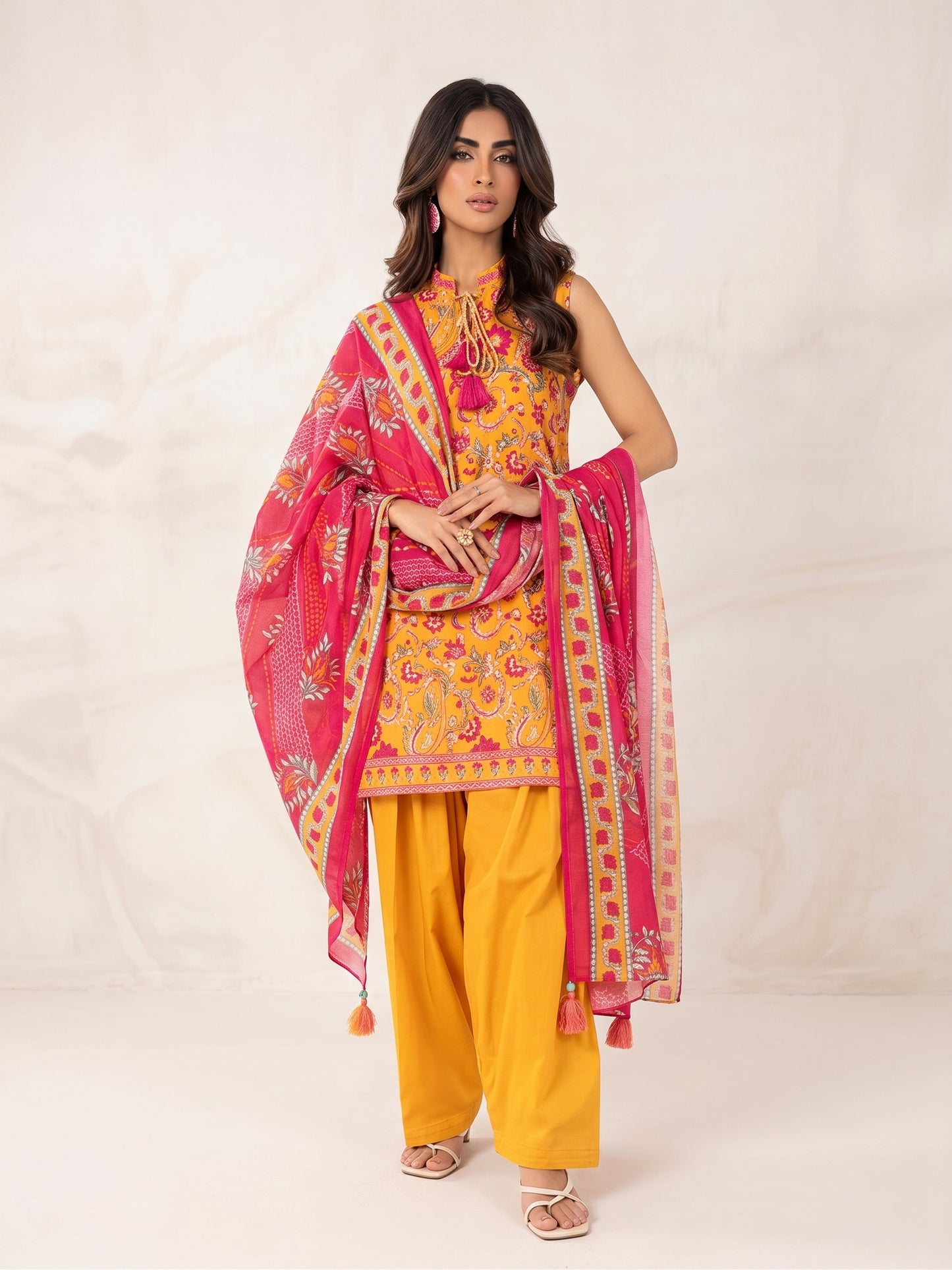Alkaram Studio Digital Printed Lawn 3PC