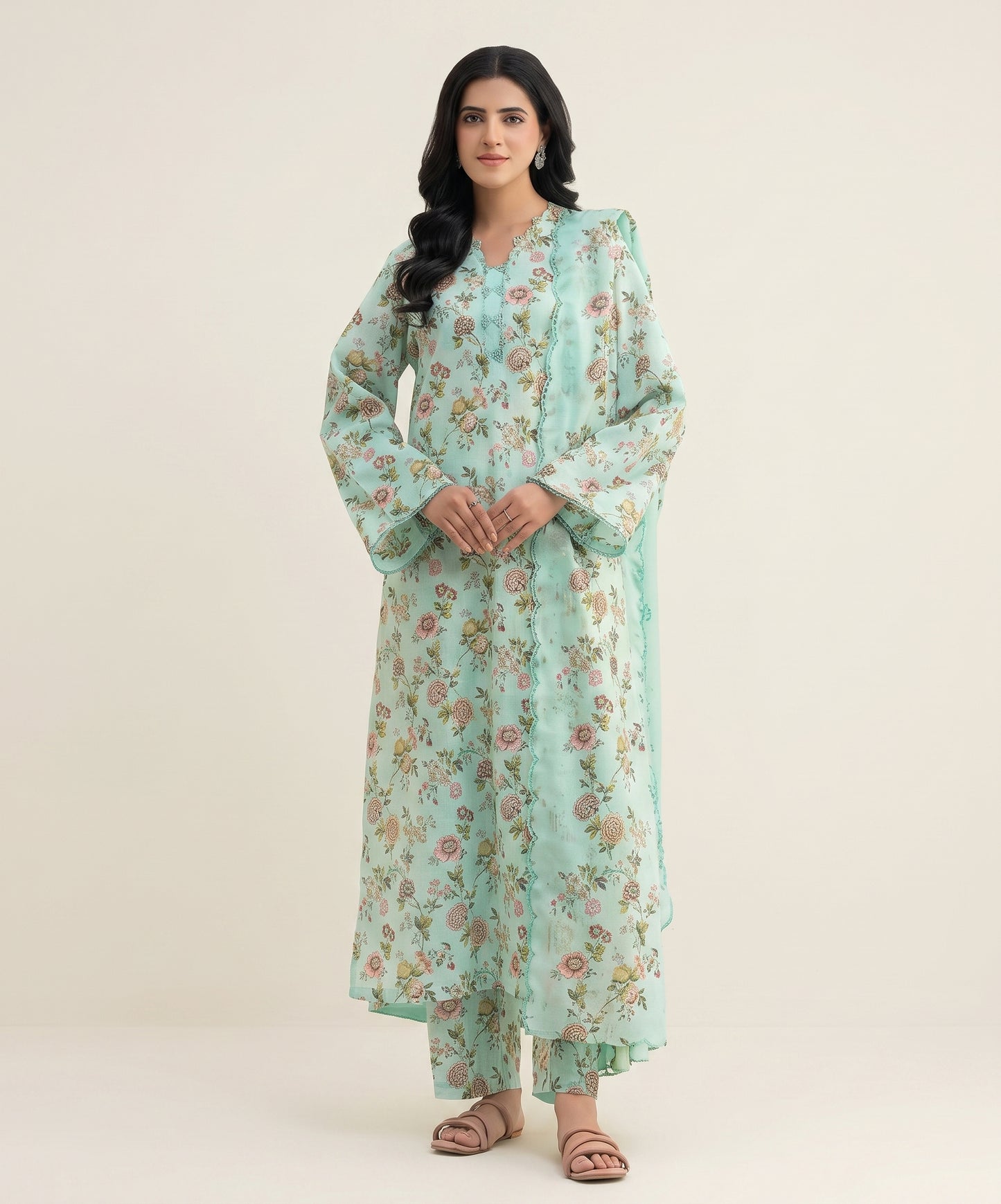 Kayseria Digital Printed Lawn 3PC