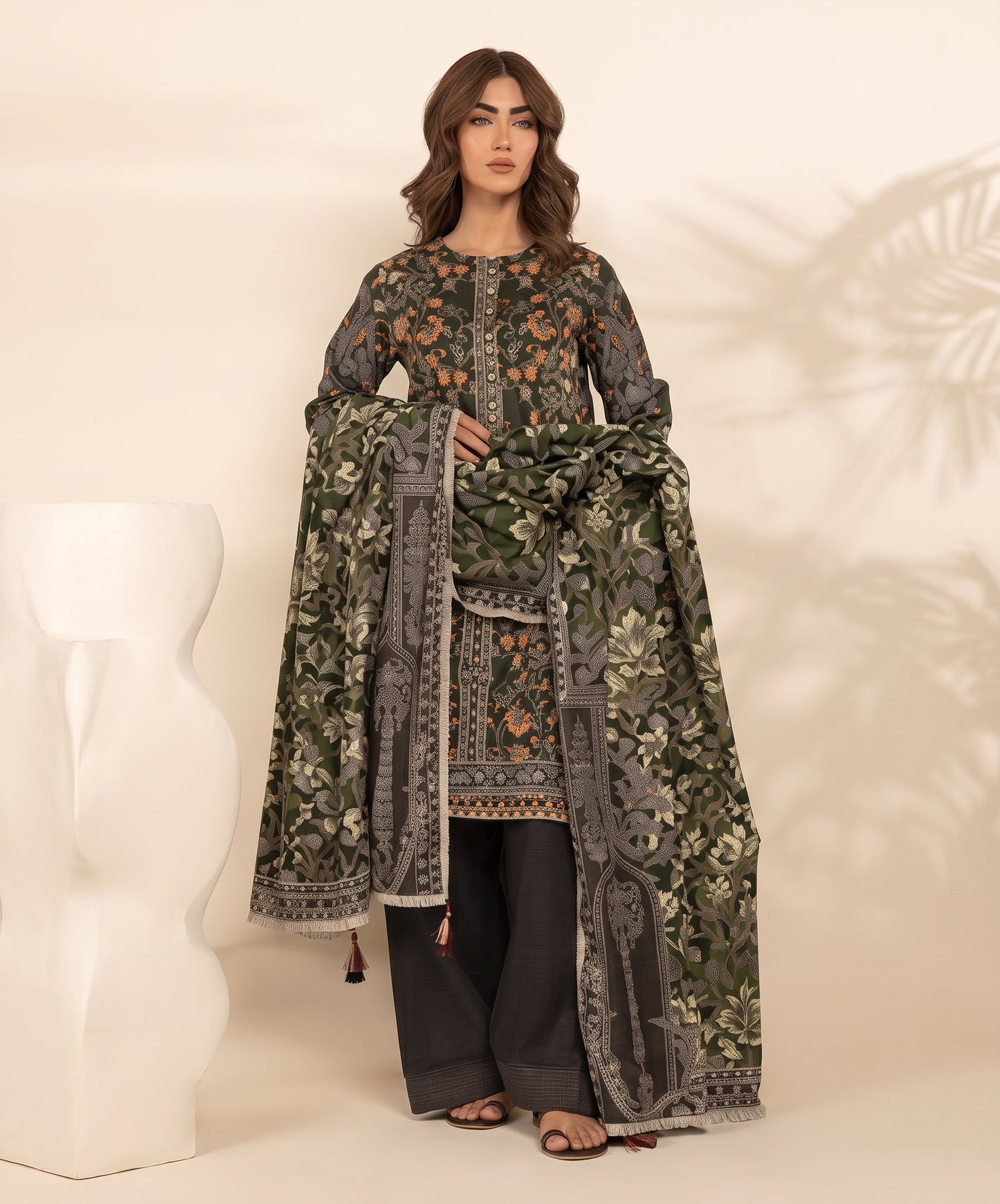 Alkaram Classic Digital Printed Lawn 3PC