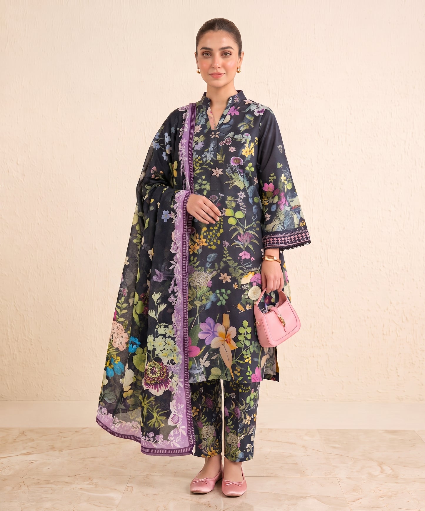 Elaf Premium Digital Printed Lawn 3PC