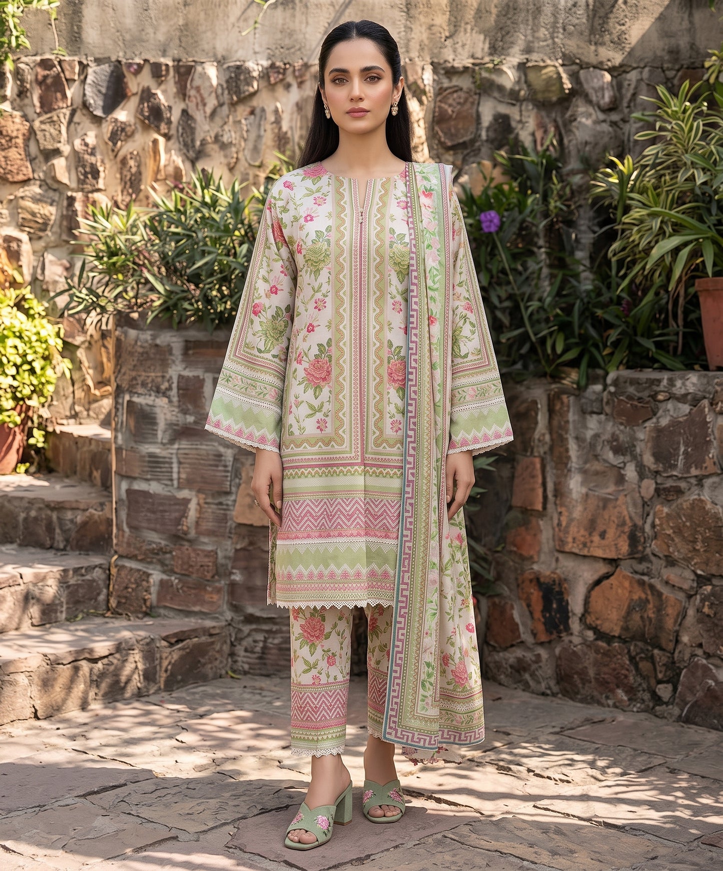 Elaf Premium Digital Printed Lawn 3PC