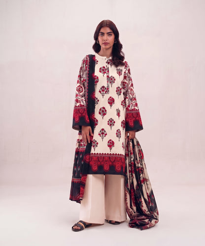 Beechtree Digital Printed Linen 3PC