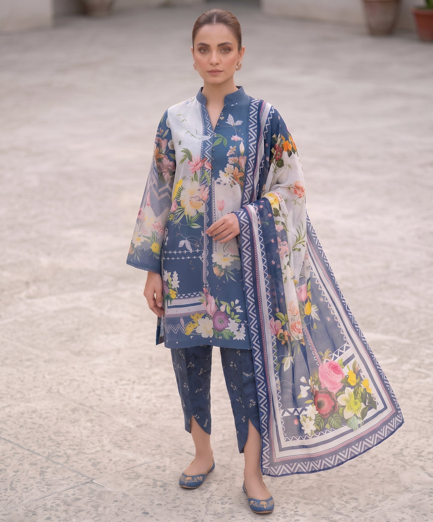 Elaf Premium Digital Printed Lawn 3PC