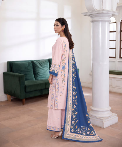 Aenna By Shanaya Digital Printed Corduroy Khaddar 3PC