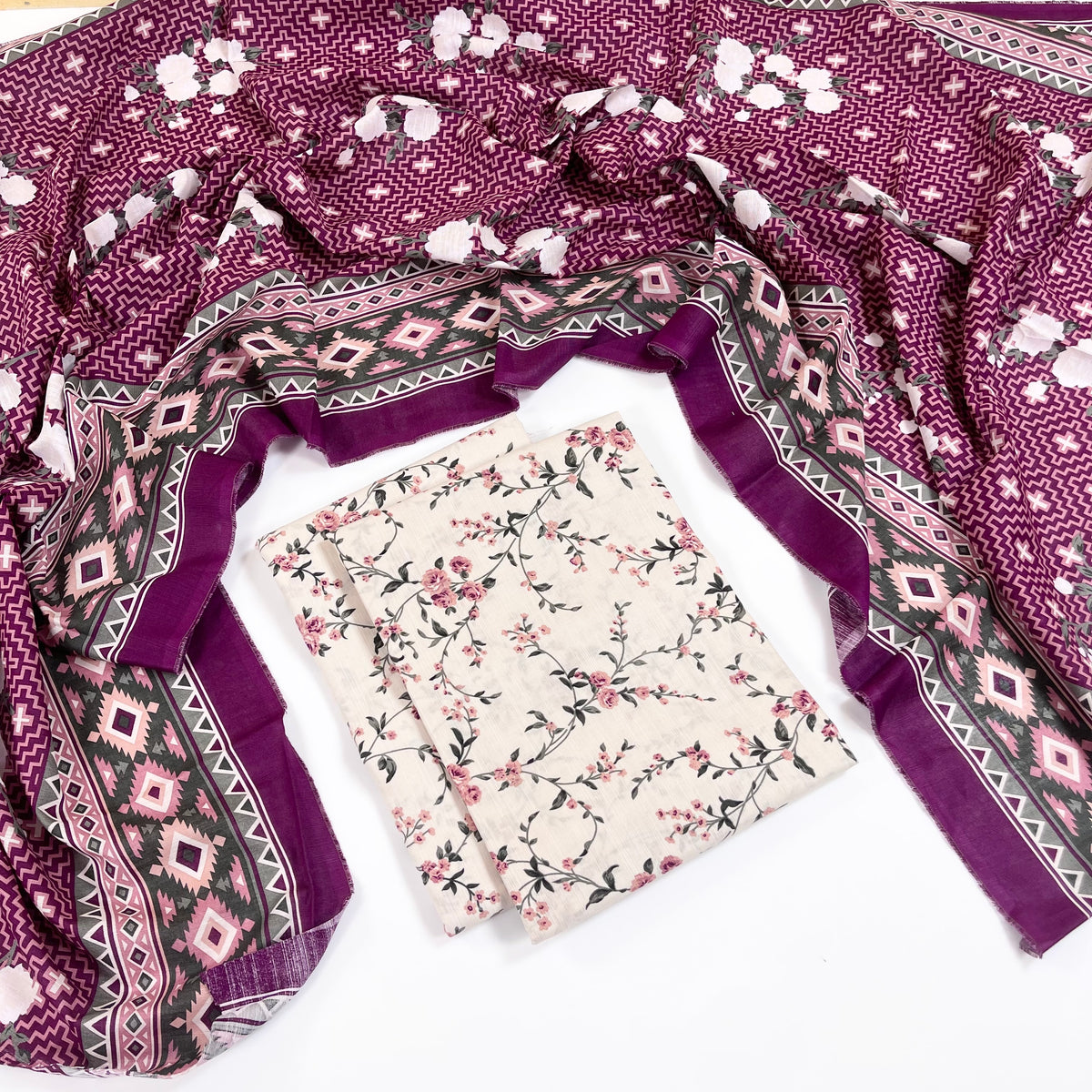 Regalia Digital Printed Khaddar 3PC