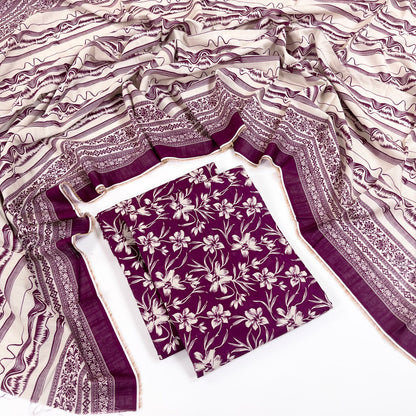 Regalia Digital Printed Khaddar 3PC