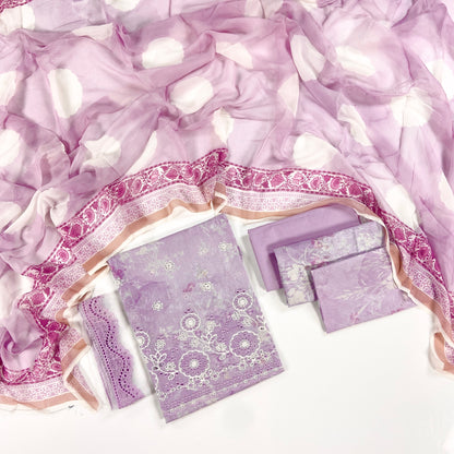 Mausummery Embroidered & Printed Lawn 3PC