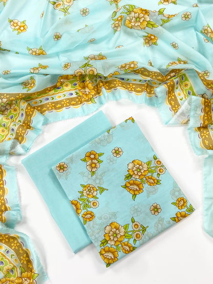 Nishat Digital Printed Lawn 3PC