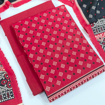 Rijja By Murashe Digital Printed Khaddar 3PC