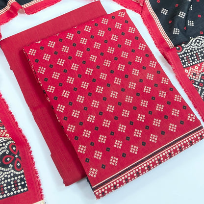 Rijja By Murashe Digital Printed Khaddar 3PC