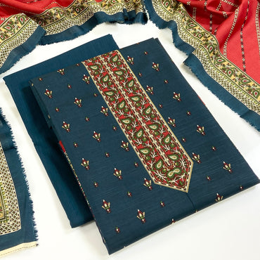 Rijja By Murashe Digital Printed Khaddar 3PC