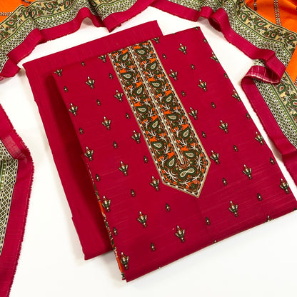 Rijja By Murashe Digital Printed Khaddar 3PC
