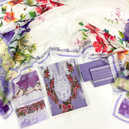 Elaf Luxury Embroidered Lawn 3PC