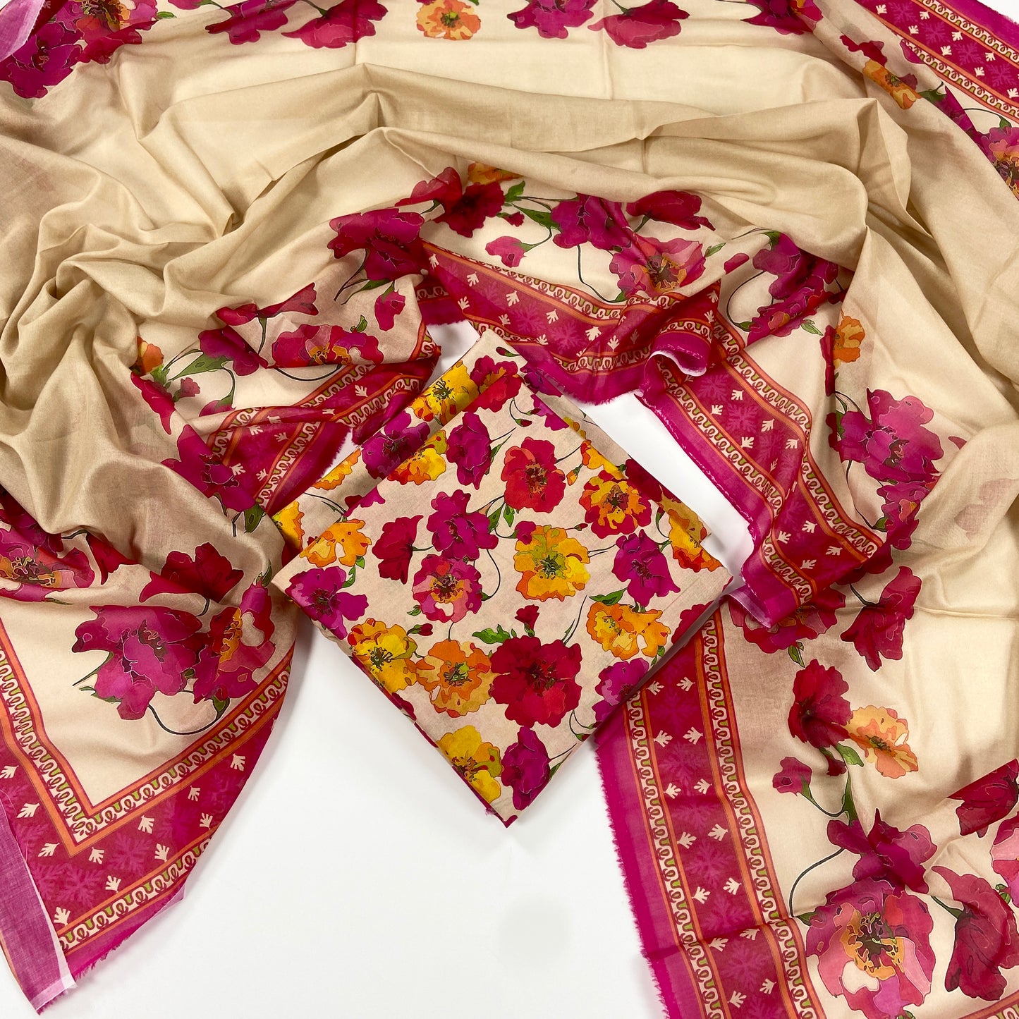 Bin Saeed Digital Printed Lawn 3PC