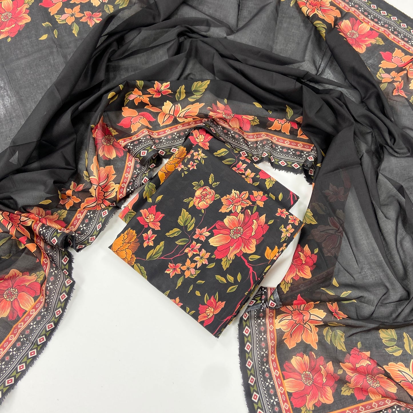 Bareeze Digital Printed Lawn 3PC