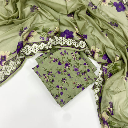 Bin Saeed Digital Printed Lawn 3PC