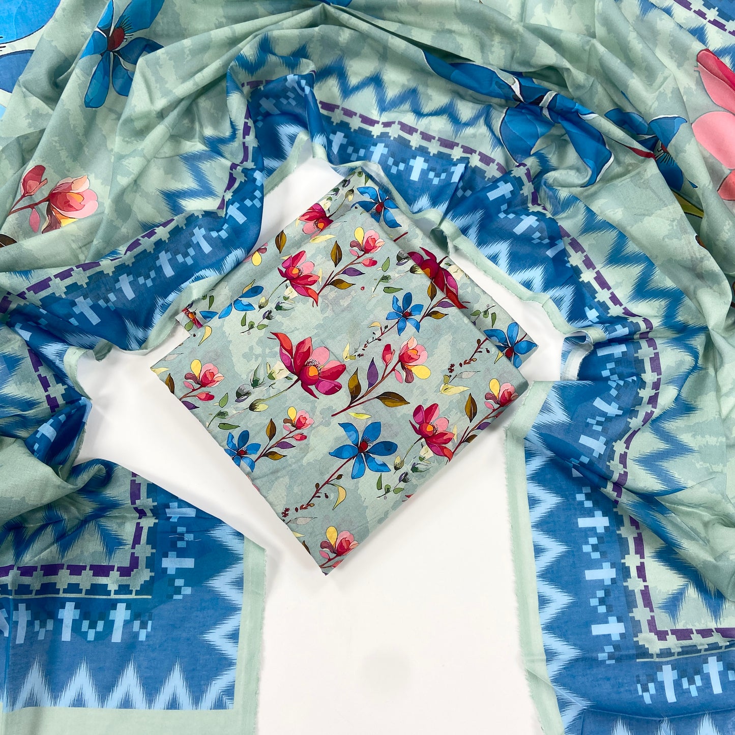 Bin Saeed Digital Printed Lawn 3PC